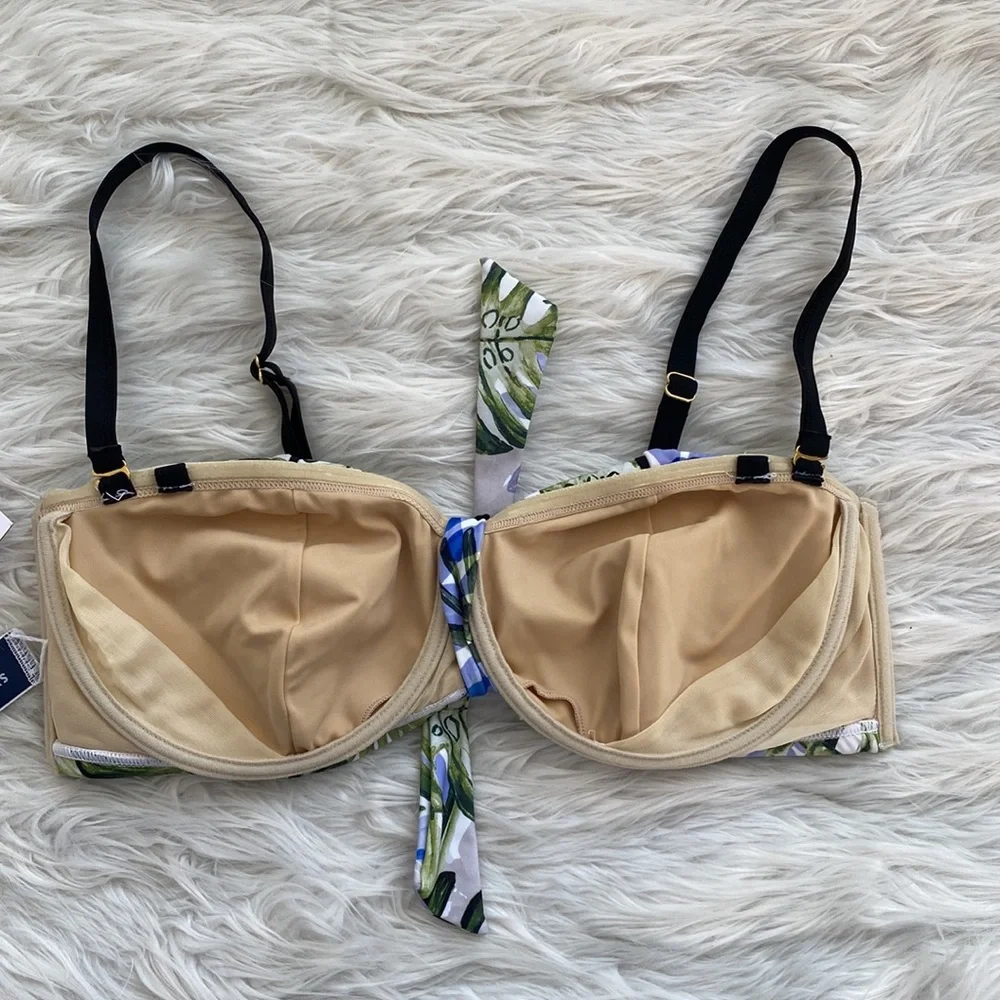 Swimsuits For All | Palm Leaf Bikini Top
